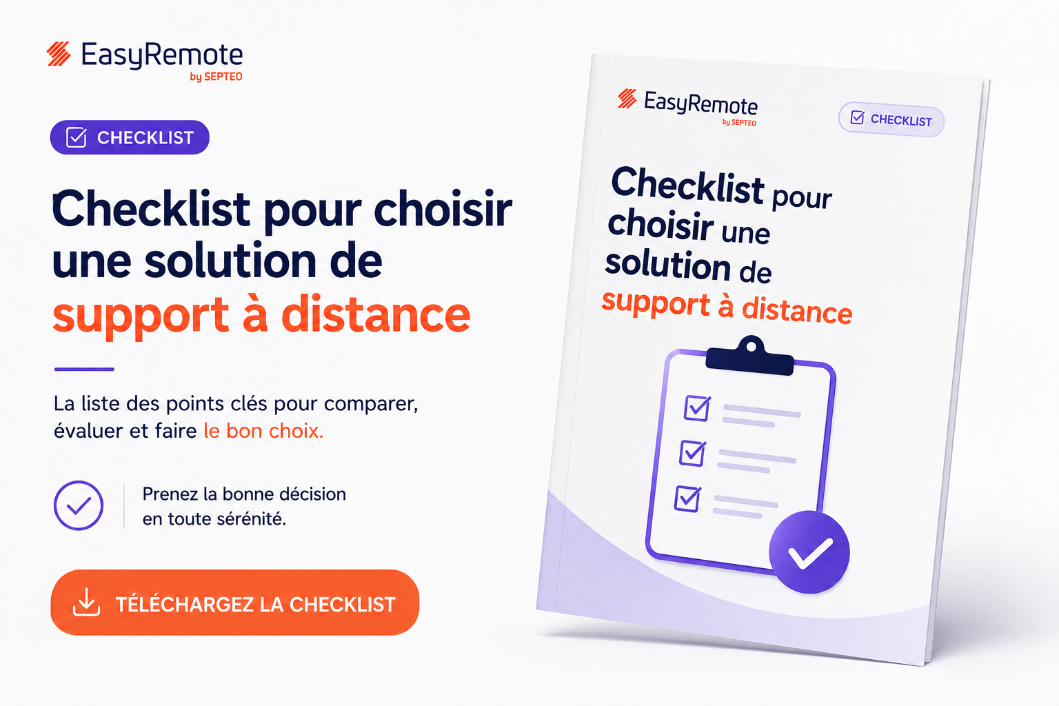 Checklist pour choisir une solution de support à distance