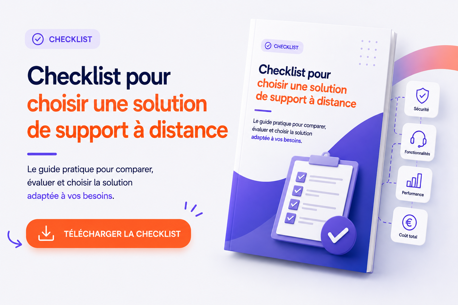 Checklist pour choisir une solution de support à distance